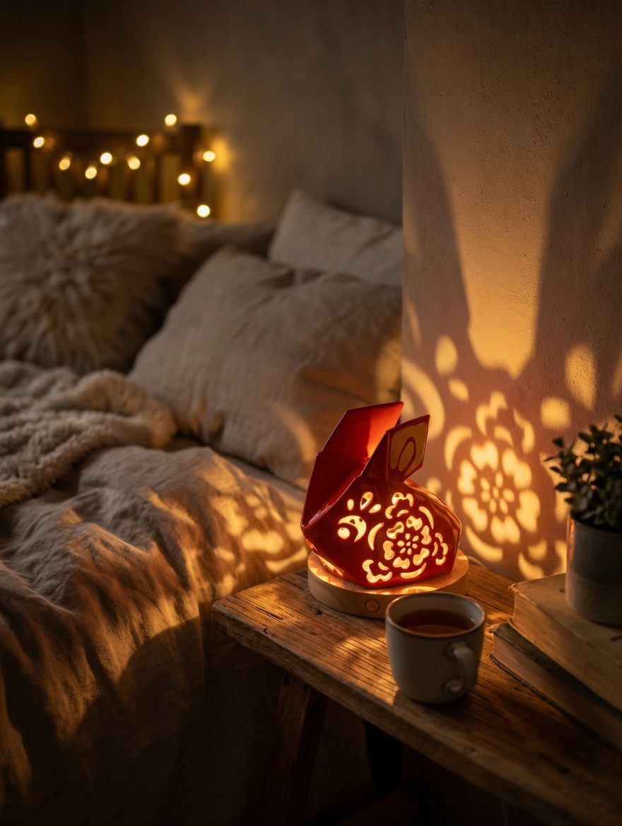 Customer photo rabbit lamp